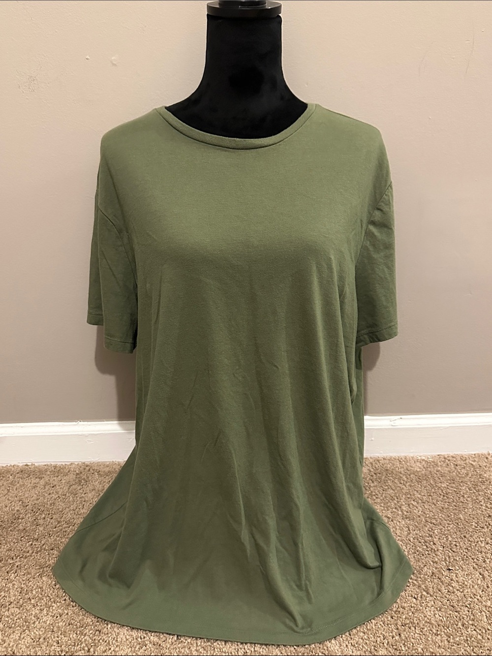 Goodfellow & Co Moss Green Short Sleeve Crewneck Tee